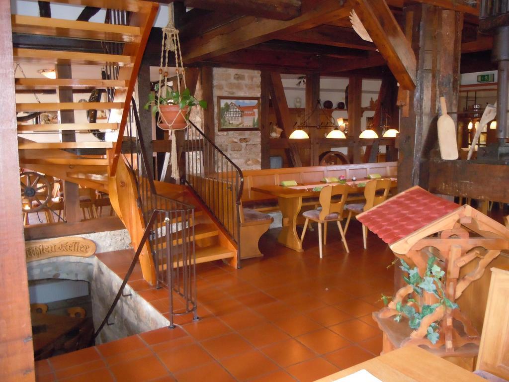 Landgasthof Zur Untermuehle Datterode Exterior foto